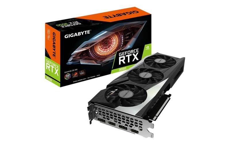 Gigabyte Nividia GeForce RTX™ 3050 GAMING OC (8G / 3x Fans ) [ GV-N3050GAMING OC-8GD ]
